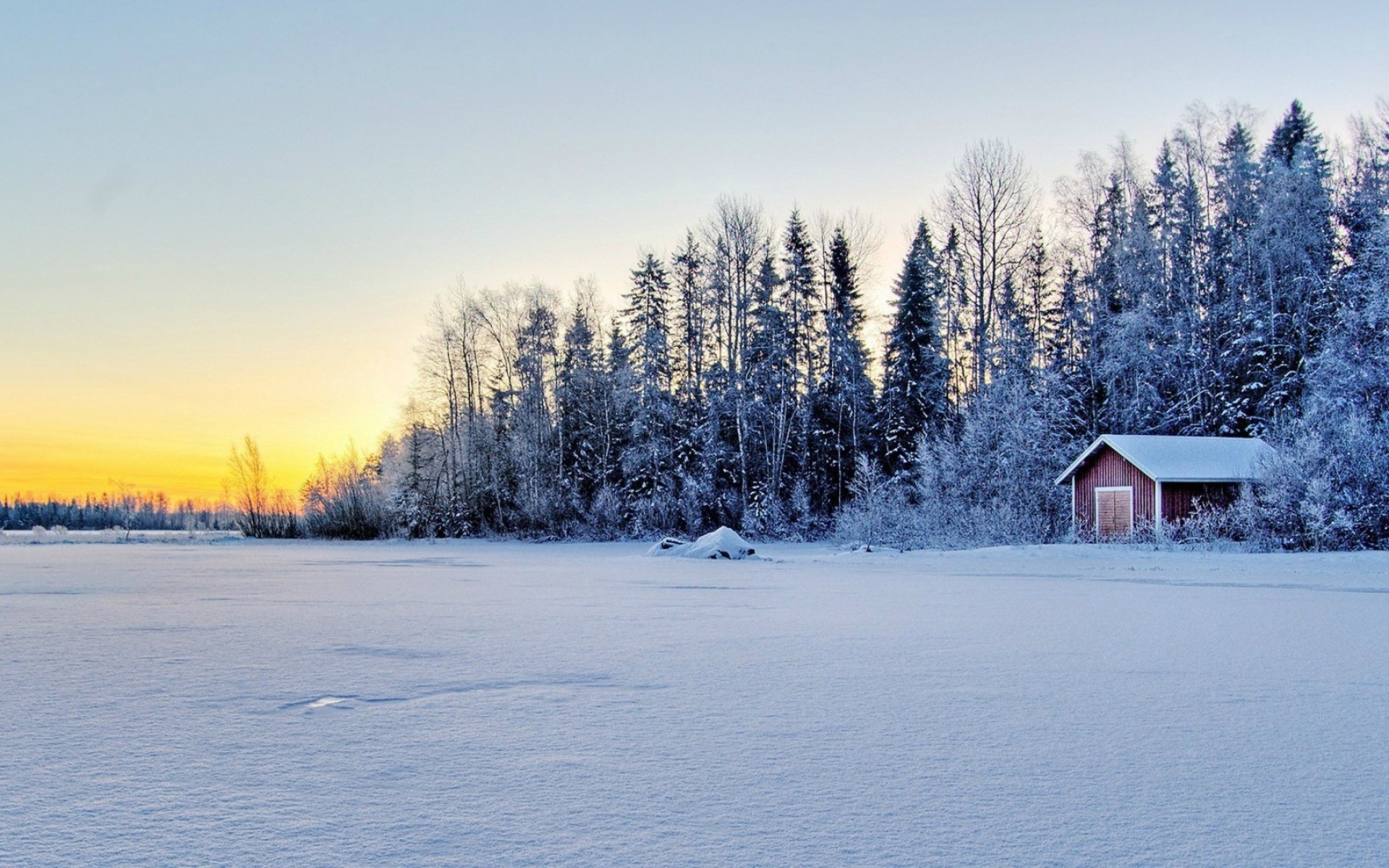 世界优美风景图片 大自然冬季雪景高清图片(3)