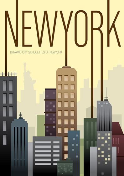 国外创意海报设计 纽约的海报
