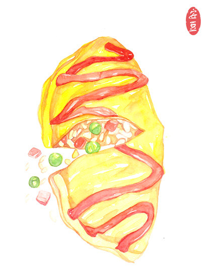 食品手绘图片大全 甜品手绘插画图片(4)