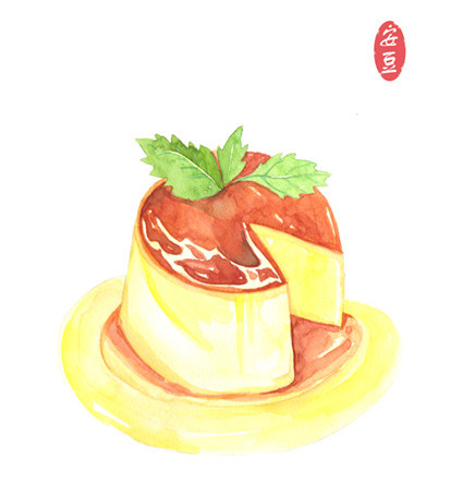 食品手绘图片大全 甜品手绘插画图片(5)