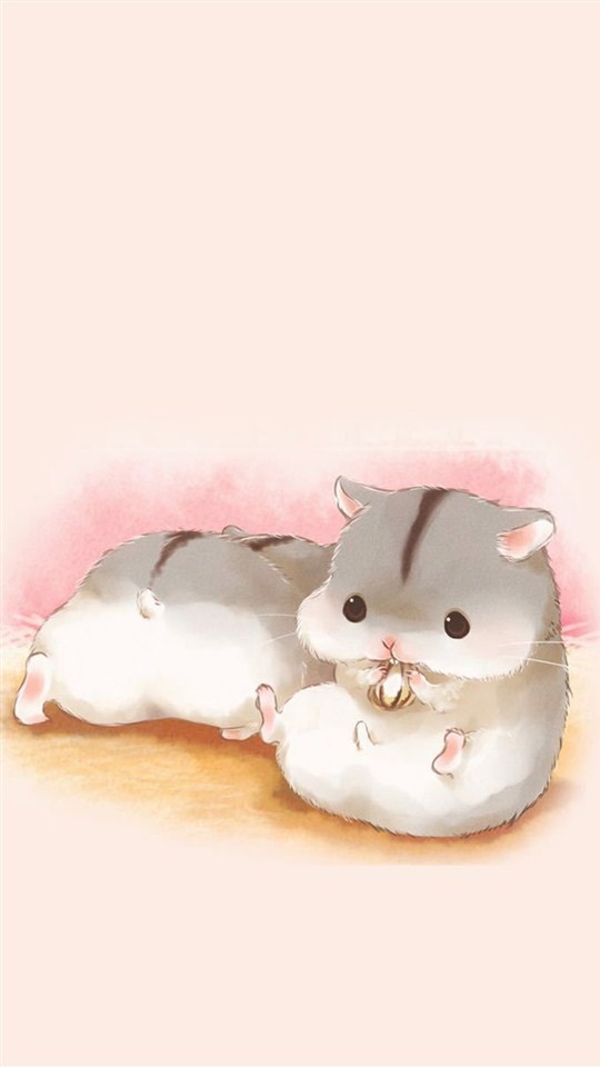 手绘仓鼠可爱图片 卡通小仓鼠壁纸(5)