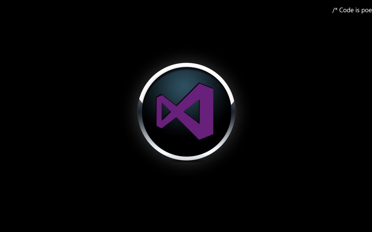Visual Studio官方纯色壁纸图片大全