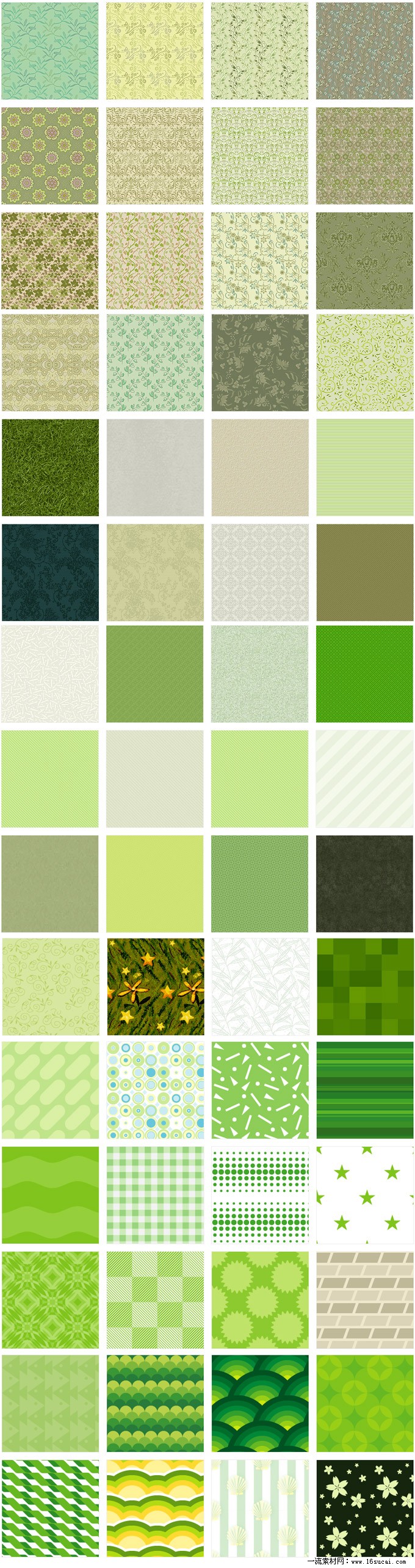 绿色小方格花纹高清背景图片