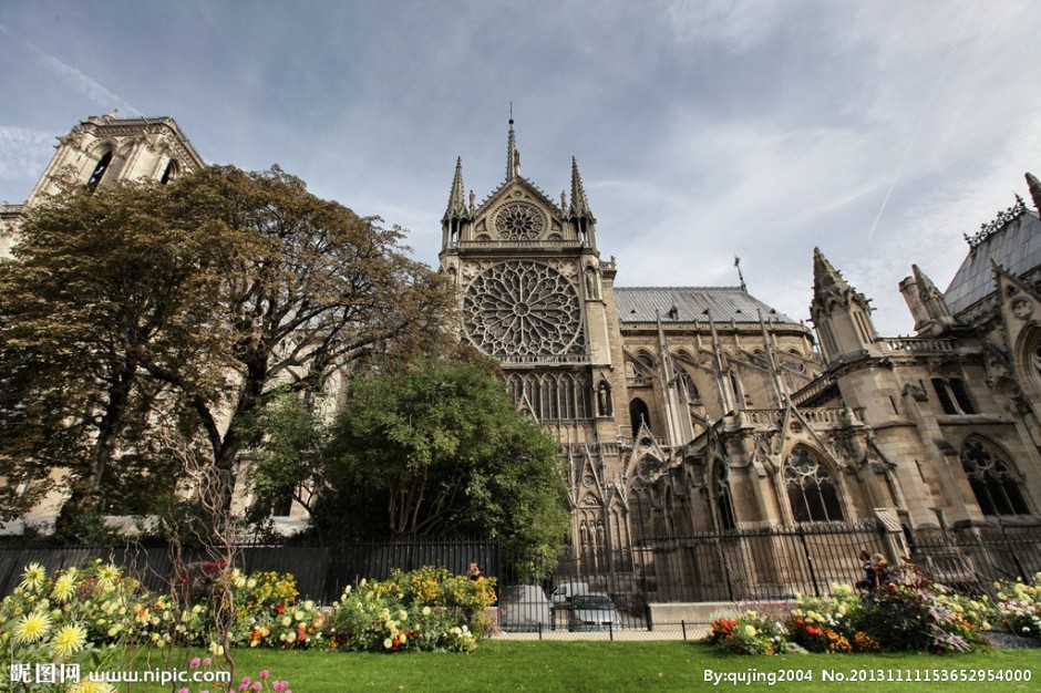 巴黎圣母院风景图片写真