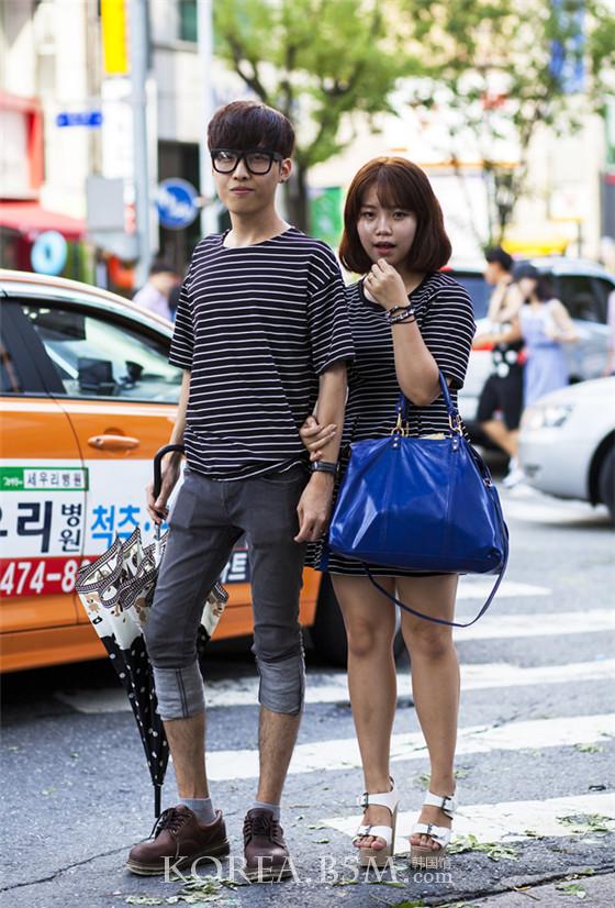 韩国情侣图片街拍摄影写真