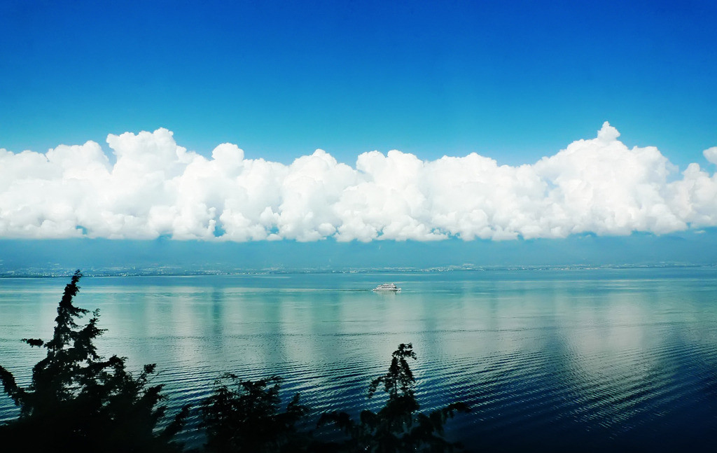 唯美大理洱海风景图片素材