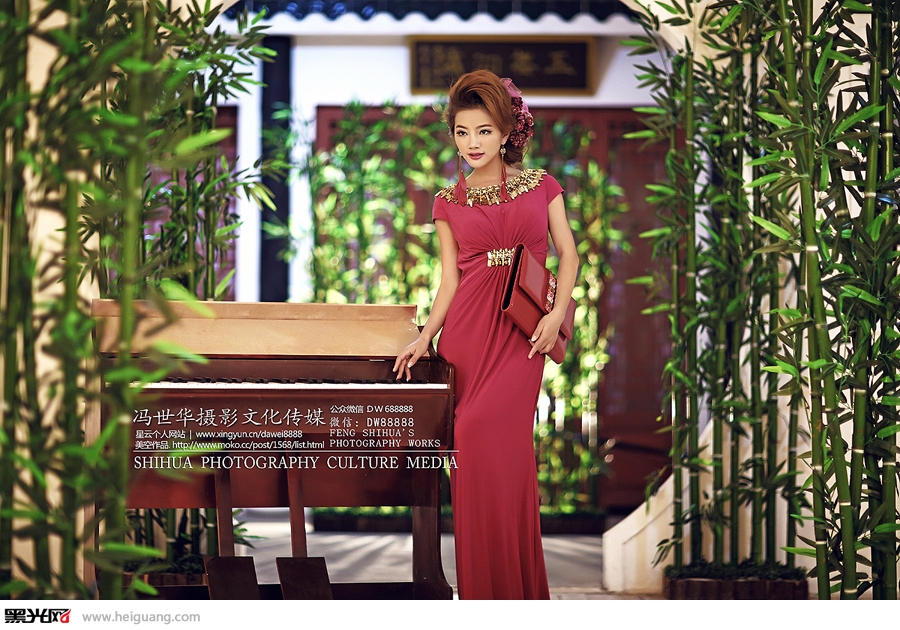 中国古典唯美婚纱摄影图片
