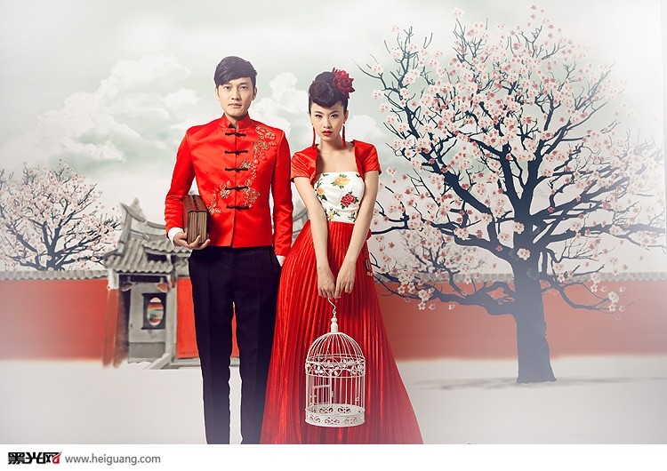 中国风系列唯美婚纱摄影