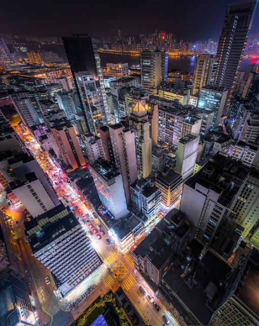 香港唯美意境街景图片