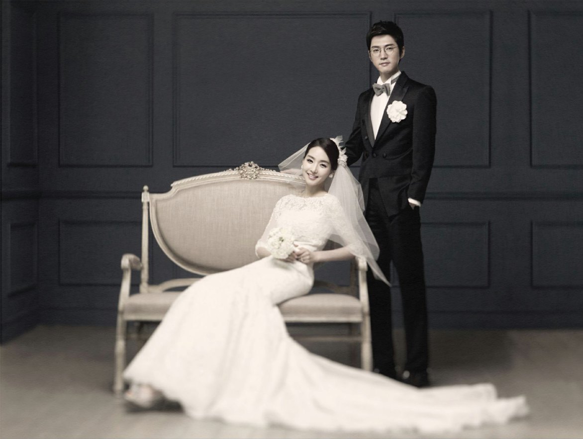 韩国婚纱照唯美图片摄影