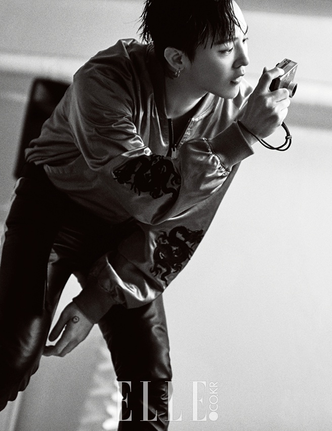 G-Dragon权志龙韩国版《ELLE》九月画报(2)