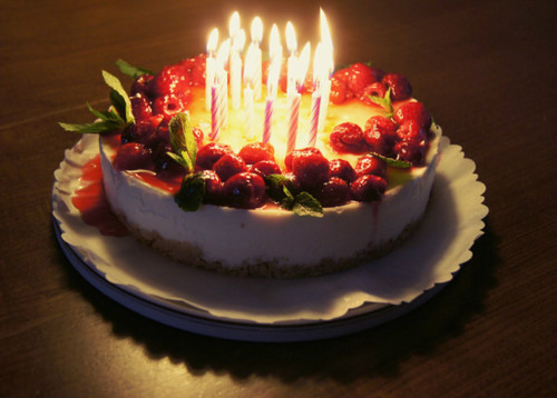 美丽的生日蛋糕高清图片