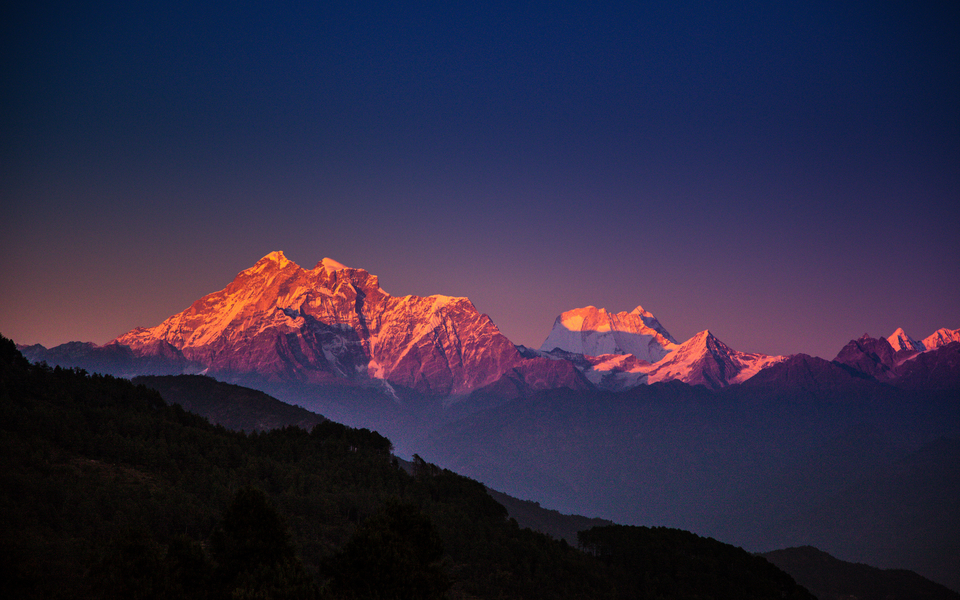 桌面壁纸喜马拉雅山风景图片高清全屏
