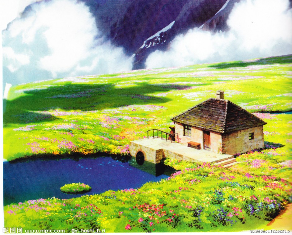 宫崎骏动漫风景壁纸高清图片素材