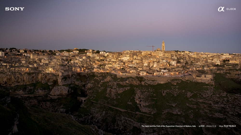 意大利马泰拉的石窟民居世界最美24小时旅游胜地壁纸