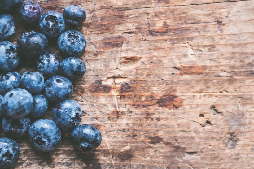 清香可口的蓝莓图片 水果图片(8)