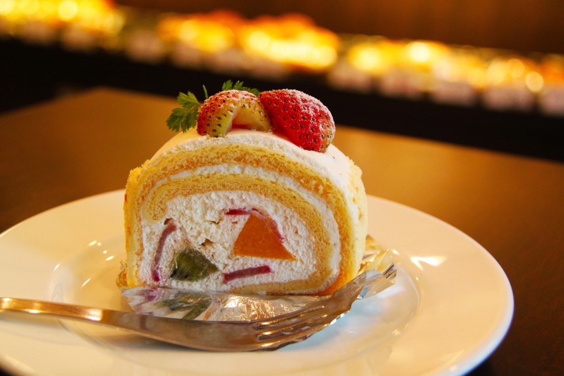 美味可口的水果蛋糕图片 美食图片(2)