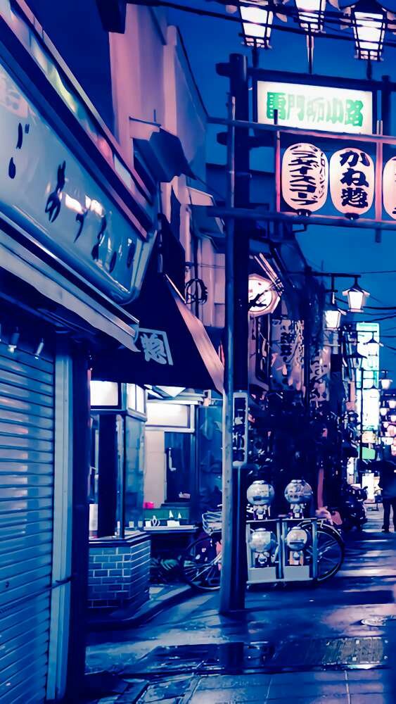 城市街道唯美图片 有意境的日本街道图片(3)