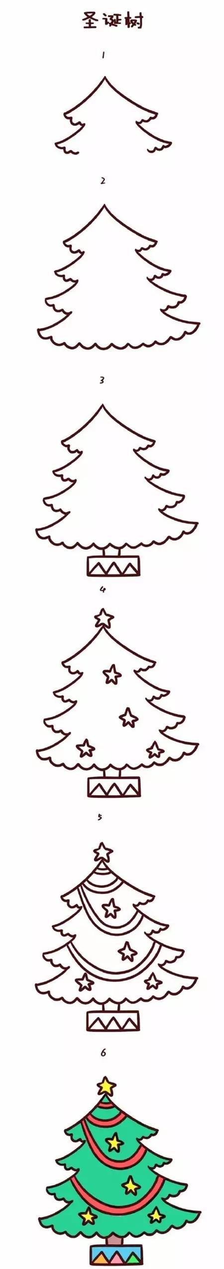 圣诞节简笔画图片大全 简单又可爱的圣诞节简笔画(5)
