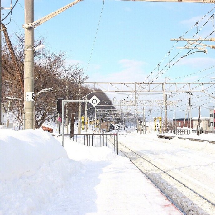 北海道雪景背景图片(6)
