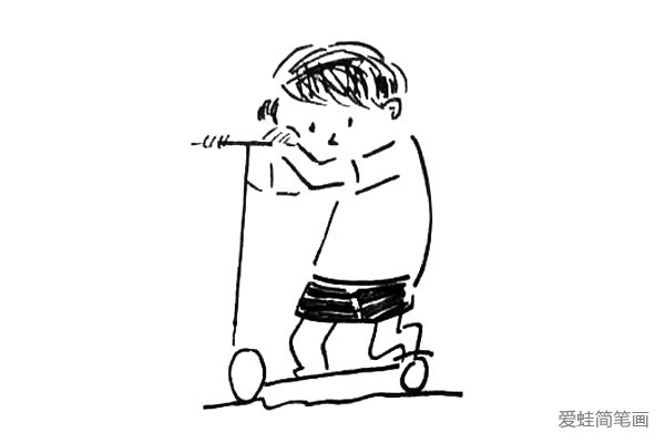 超酷小男孩玩滑板(2)