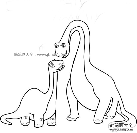 恐龙妈妈和恐龙宝宝