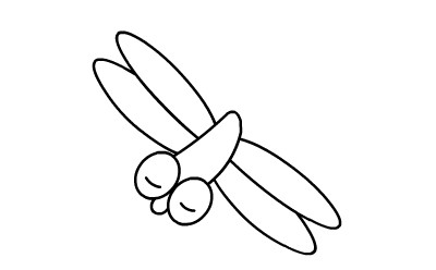 简笔画图片大全之蜻蜓(3)
