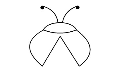 简笔画甲壳虫的画法(2)