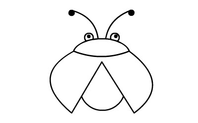 简笔画甲壳虫的画法(4)