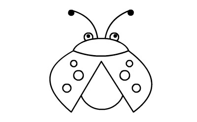 简笔画甲壳虫的画法(5)