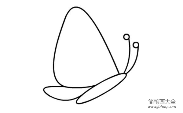 儿童简笔画图片蝴蝶(3)