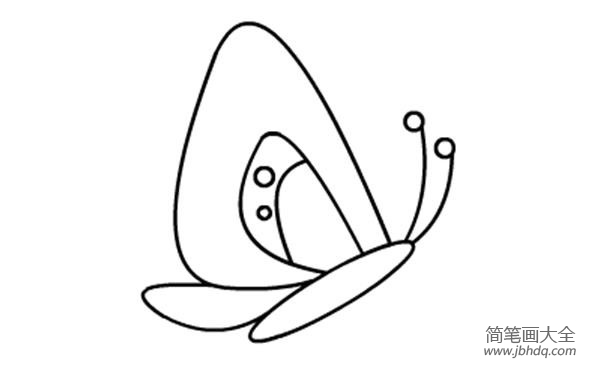 儿童简笔画图片蝴蝶(4)
