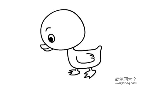 简笔画小鸭子的画法(6)