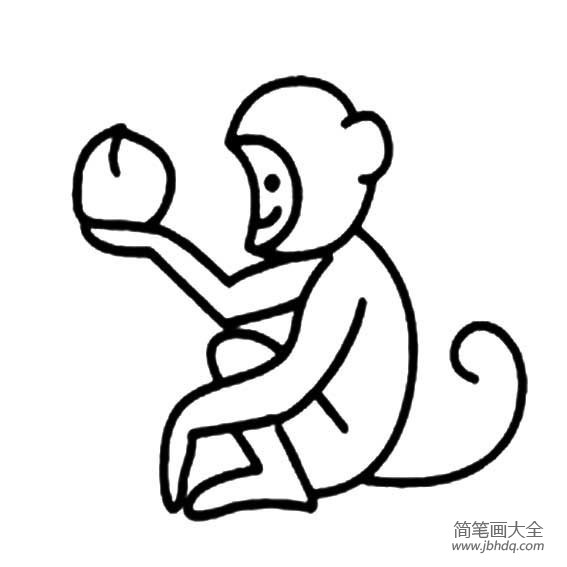 2016猴年猴子简笔画大全(4)