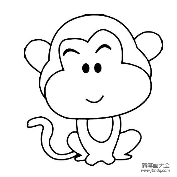 2016猴年猴子简笔画大全(5)
