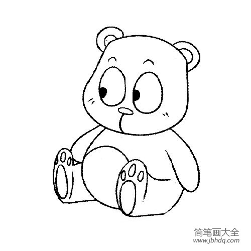 2016大熊猫简笔画大全(2)