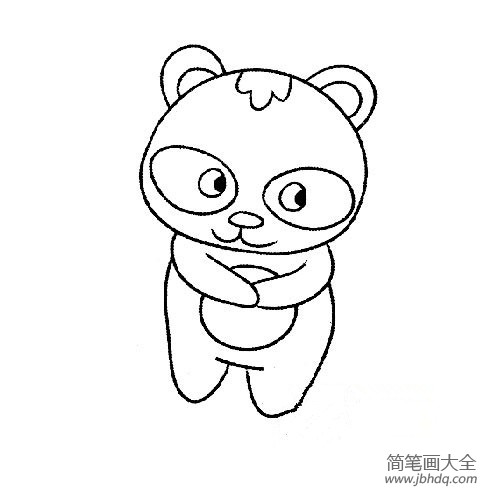 2016大熊猫简笔画大全(3)