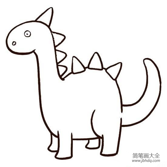 动物简笔画 关于恐龙的简笔画(2)