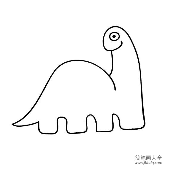 动物简笔画 关于恐龙的简笔画(3)