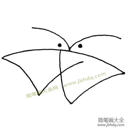 简单的蝴蝶简笔画图片大全(4)
