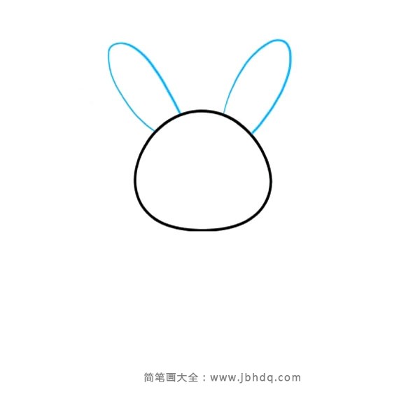 很容易学会的兔子简笔画(2)