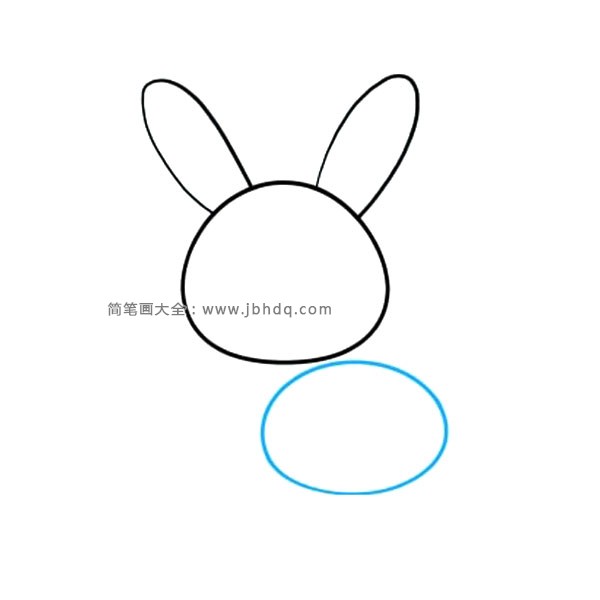 很容易学会的兔子简笔画(3)