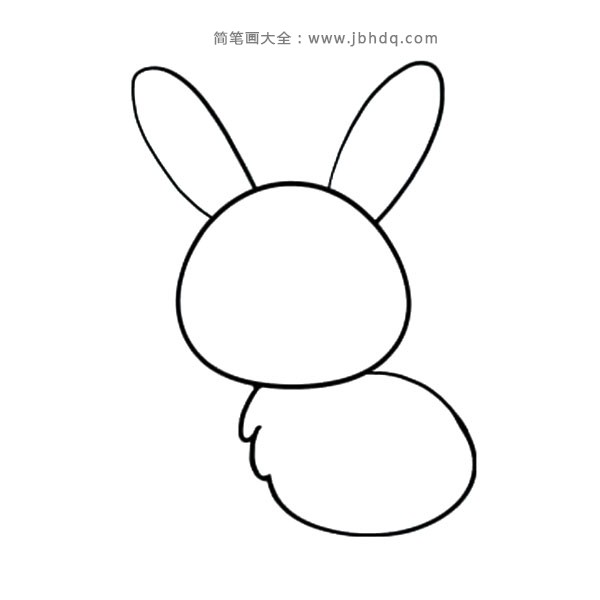 很容易学会的兔子简笔画(5)