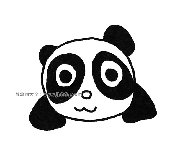 一组超可爱的大熊猫简笔画(2)