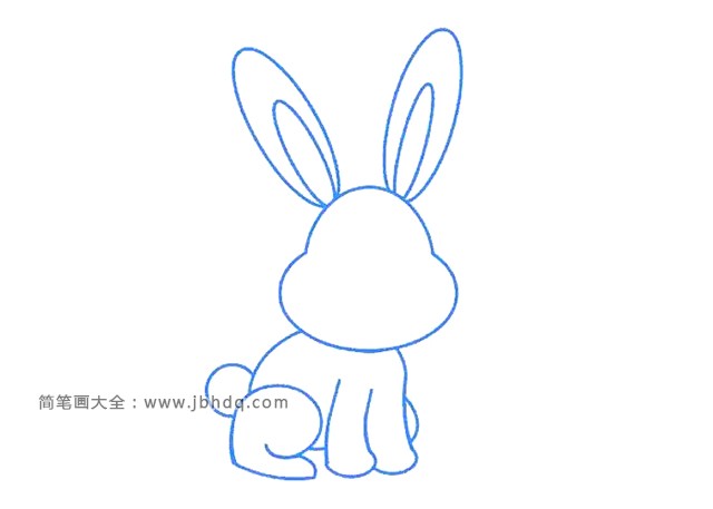 一步一步画卡通小白兔(3)