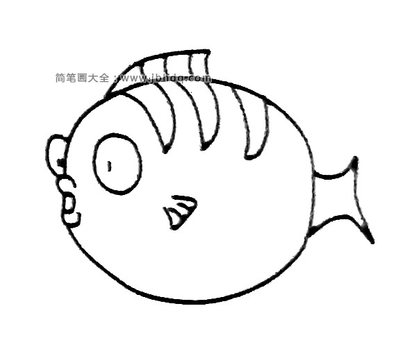 神仙鱼简笔画图片大全(2)