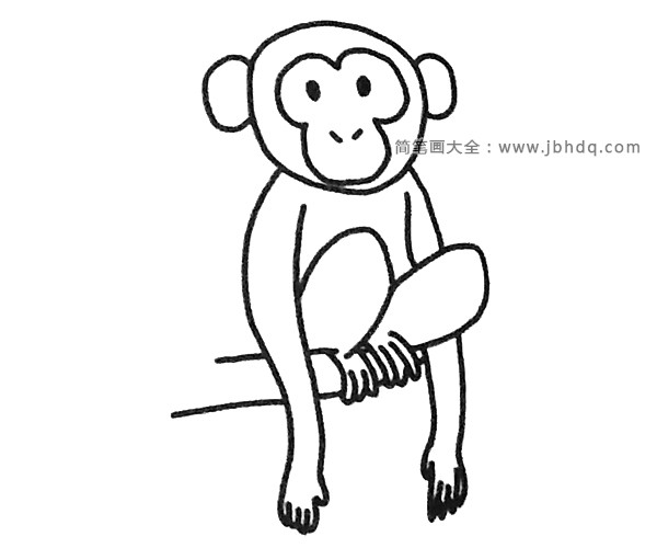 四步学画长臂猿(4)