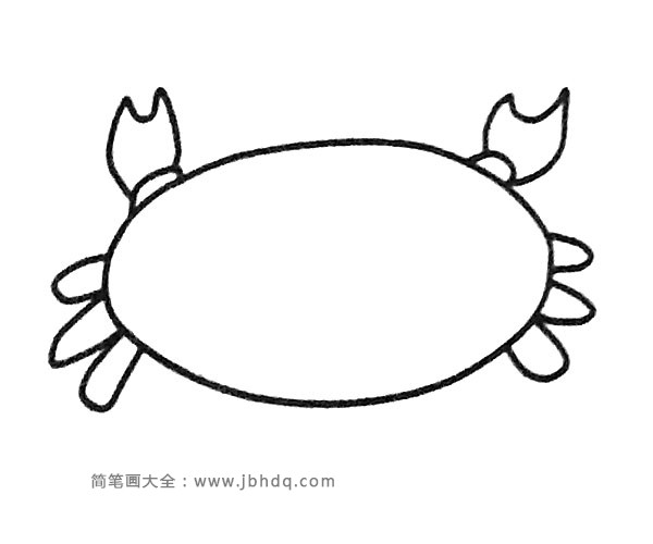 四步学画螃蟹(3)