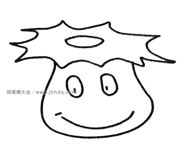 一组可爱的卡通海葵简笔画图片(2)