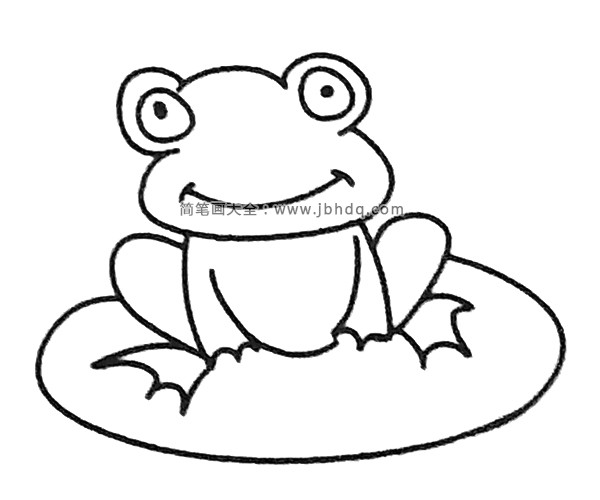 青蛙和蝌蚪简笔画图片(2)